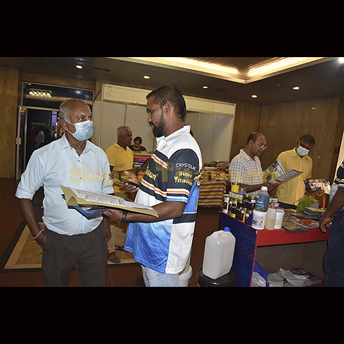 Crystolac super Titanium stall at Construct 2023 Exhibition-BMICH photo